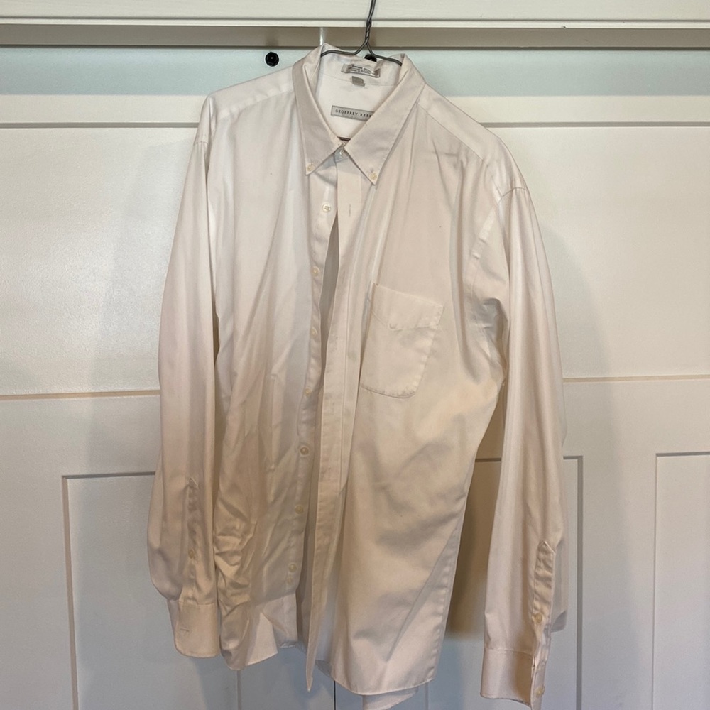 Geoffrey Beene WRINKLE FREE dress shirt 17.5 36/37